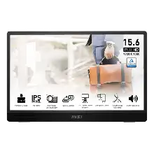 MSI PRO MP161 E2 FHD 60HZ IPS PORTABLE MONITOR